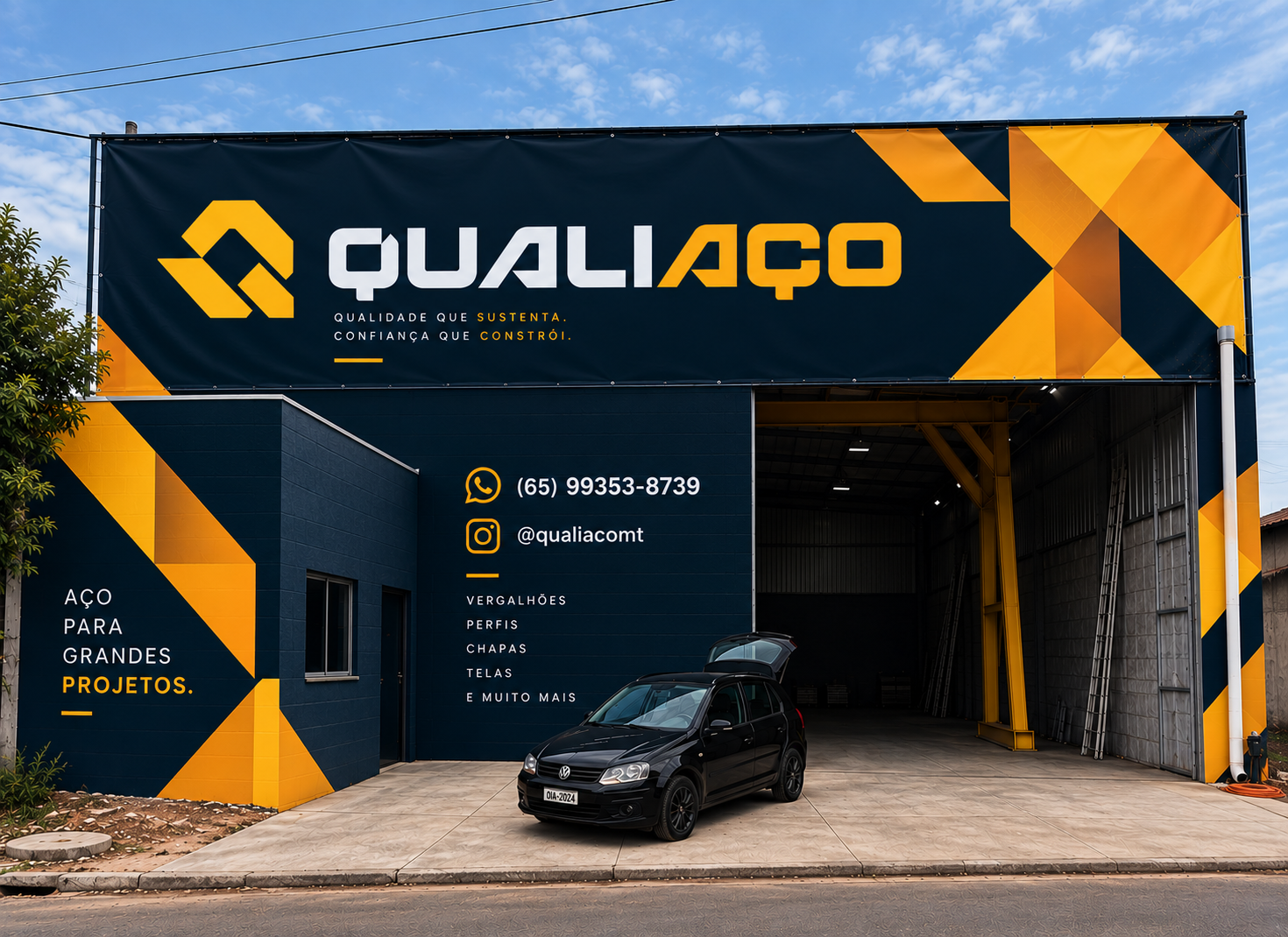Vista da estrutura e atendimento Qualiaço
